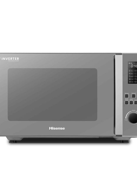 Hisense 30L Microwave Oven, 11-levels of Power, Preset Programmes, Time & Weight Defrost, LED Display, Cooking End Signal, Large Capacity, H30MOMS9H