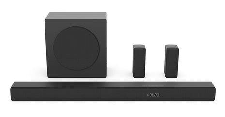 Hisense AX5100Q, 5.1 CH Soundbar, Hi-Concerto, Dolby Atmos, DTS:X | Semi wireless rear surround speakers | 6.5" wireless subwoofer, EzPlay