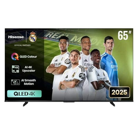 Hisense 164 cm (65 inches) | VIDAA U9 4K UHD QLED Smart TV with Dolby Vision & Atmos | AI Upscaling, Game Mode Plus & Alexa Built-in | 65Q6Q