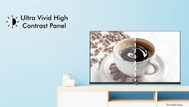 Hisense 80 cm (32 inch) 2Yr Warranty HD Smart LED TV with One Touch Access, Built-in Google Assistant (32A4G)