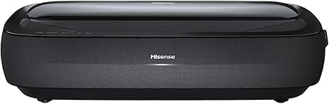 Hisense 100L9G  | Laser TV Triple-Laser Ultra Short Throw Projector with 100" | ALR Screen, 4K UHD, 3000 Lumens, Dolby Vision, Android TV - Black