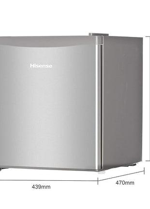 Hisense 44 L 1 Star Direct-Cool Single Door Mini Refrigerator (RR60D4ASB1, Silver)