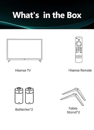 Hisense 146cm (58 inches) | A6Q Series 4K Ultra HD | Smart LED TV 58A6Q (Black)