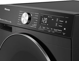 Hisense | 5 Smart Series 2 in 1 Washer(12kg) & Dryer(8kg) Inverter WiFi Black | WD5S1245BB