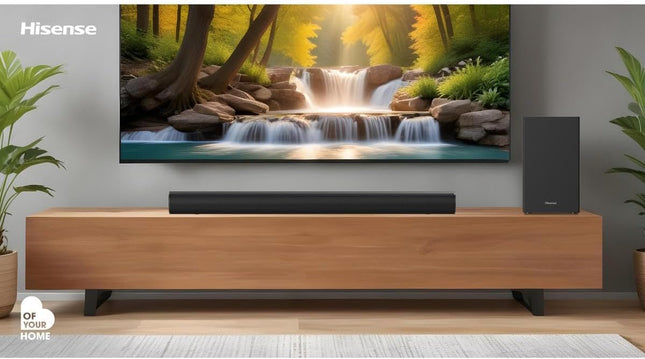 Hisense 2.1 Channel 140W Soundbar with Wireless Subwoofer
