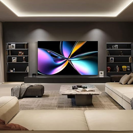 Hisense 100-Inch 4K QLED Smart TV – Best for Home Theater & Gaming | 144 Hz Game Mode, VRR, QLED Color, Dolby Vision & Atmos, AI Picture, HDR10+, Netflix & Prime Video (100Q7Q - 2025)