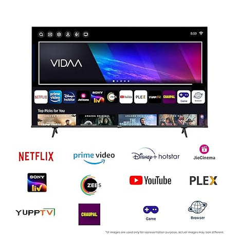 Hisense 139 cm (55 inches) | 4K Ultra HD Smart QLED TV 55E7K (Black)