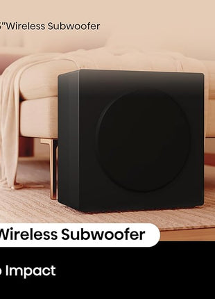 Hisense HS3100-3.1 Channel 480W Soundbar with 6.5 inch Wireless Subwoofer, 3 Full-Range Speakers, 2 tweeters, 480W Max Audio Power, 5.3 Wireless Bluetooth, Powered by DTS Virtual:X, Roku TV Ready
