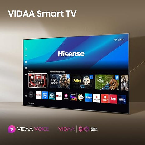 Hisense 189 cm (75 inches) | U8Q Series 4K Ultra HD | Smart Mini LED PRO TV 75U8Q (Black)