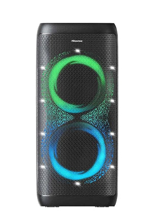 Hisense PARTY THUNDER, 620W Max Audio Power | AI Light Show, 18 Hrs long playtime, Auracast™ receiver ,Portability, Connect Life | IPX4 Waterproof, AI Vocal Fader, Bluetooth 5.4