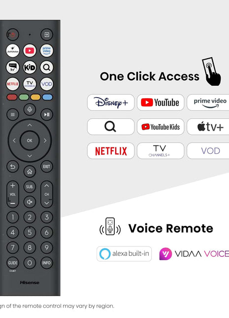 Hisense 108 cm (43 inches) E7Q Series 4K Ultra HD Smart QLED TV 43E7Q (Black)