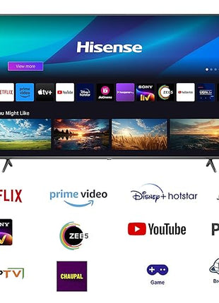 Hisense 139 cm (55 inches) Q7N Series | 4K Ultra HD Smart QLED TV 55Q7N (Dark Grey)