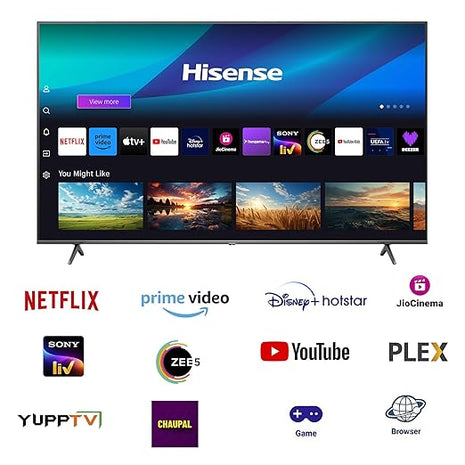 Hisense 139 cm (55 inches) Q7N Series | 4K Ultra HD Smart QLED TV 55Q7N (Dark Grey)