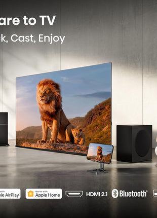 Hisense 108 cm (43 inches) E7Q Series 4K Ultra HD Smart QLED TV 43E7Q (Black)