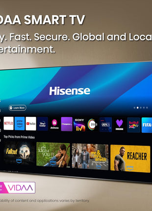 Hisense 108 cm (43 inches) E7Q Series 4K Ultra HD Smart QLED TV 43E7Q (Black)
