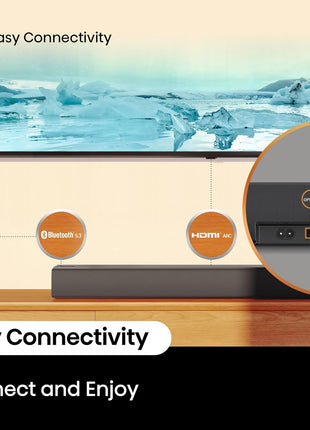 Hisense HS3100-3.1 Channel 480W Soundbar with 6.5 inch Wireless Subwoofer, 3 Full-Range Speakers, 2 tweeters, 480W Max Audio Power, 5.3 Wireless Bluetooth, Powered by DTS Virtual:X, Roku TV Ready