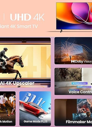 Hisense 146cm (58 inches) | A6Q Series 4K Ultra HD | Smart LED TV 58A6Q (Black)