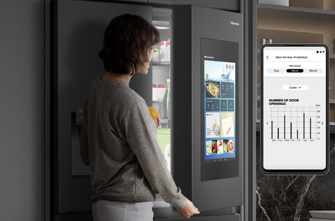 Hisense 541L Smart Touchscreen Multi Door Refrigerator | H750FSB-IDS