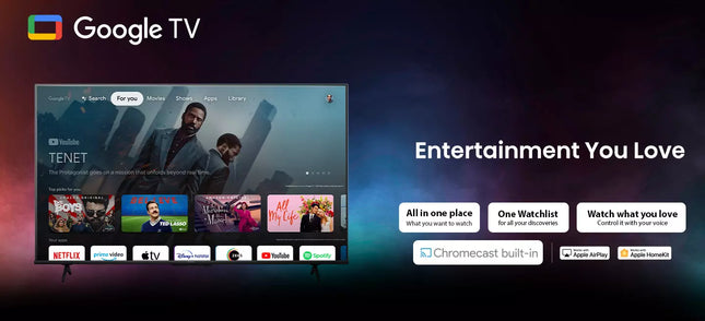 75A6H Hisense 4K Google Smart TV with Far field Voice Control & Dolby Vision and ATMOS