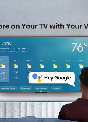 75A6H Hisense 4K Google Smart TV with Far field Voice Control & Dolby Vision and ATMOS