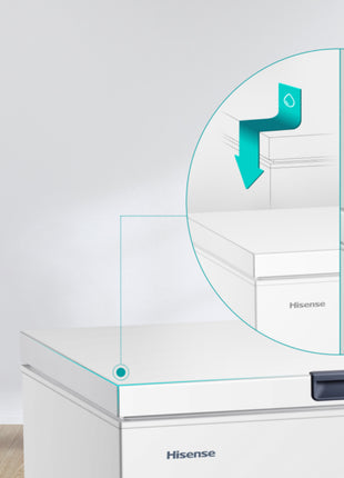 White Chest Freezer 198L
