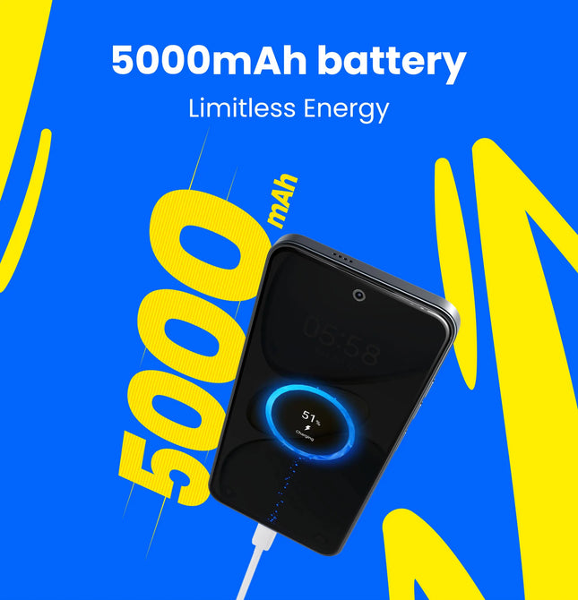 Tecno POP 9 4G 64 GB (Glittery White, 3 GB RAM)