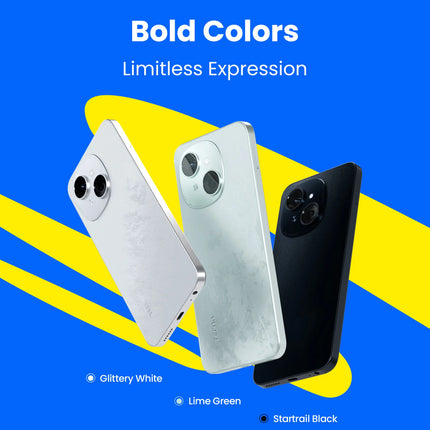 Tecno POP 9 4G 64 GB (Glittery White, 3 GB RAM)