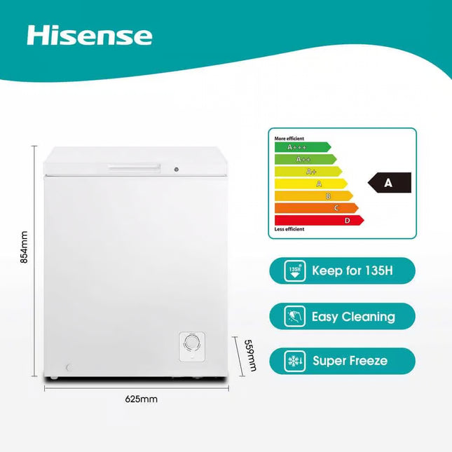 Hisense H175CF | 142L Single Door Chest Freezer