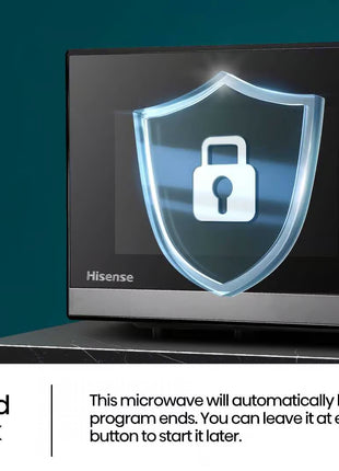 Hisense H37MOBS5X | 37L Black Microwave