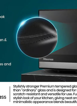 Hisense H37MOBS5X | 37L Black Microwave