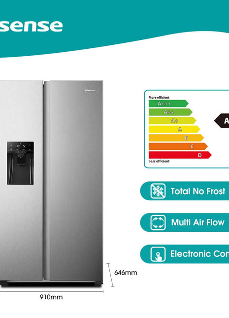 Hisense H690SS-IDL | (Side By Side) Refrigerator