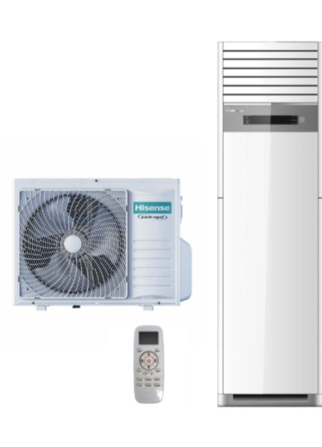 Hisense 36000 BTU (Heating & Cooling)Floor Standing | Air Conditioner  AUF-36HR4SCPA/AUW-36HT4SD
