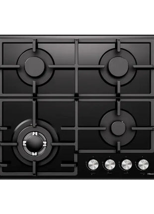Hisense 60cm Built-in Gas Hob | Black (Model No: HHU60GAGB)