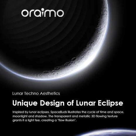 Oraimo SpaceBuds Hybrid ANC True Wireless Earbuds Customized Voice Prompt