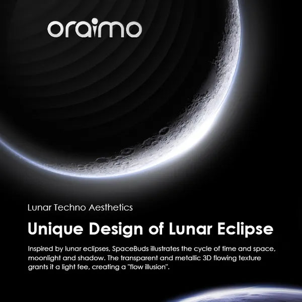 Oraimo SpaceBuds Hybrid ANC True Wireless Earbuds Customized Voice Prompt