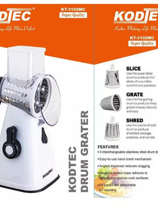 KODTEC MULTI CHOPPER DRUM GRATER – KT-3102MC
