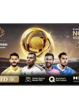 Hisense 75-inch Q7N Series QLED 4K VIDAA Smart TV with 4K AI Upscaler, Dolby Vision IQ, 144Hz Game Mode Pro – 75Q7N – 2024