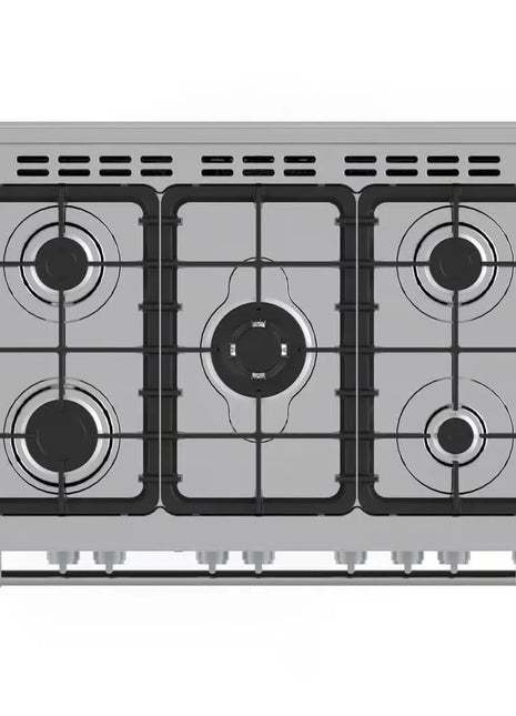 Hisense 90 cm Free Standing Gas Cooker With Electric Oven + Grill | Model No: HFS90GA5EBL