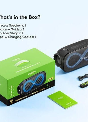 Oraimo SpaceBox Pro 80W Karaoke-Support Wireless Speaker