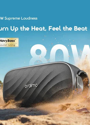 Oraimo SpaceBox Pro 80W Karaoke-Support Wireless Speaker