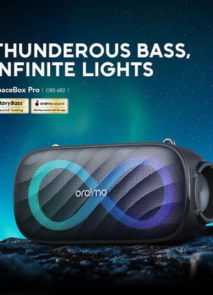 Oraimo SpaceBox Pro 80W Karaoke-Support Wireless Speaker