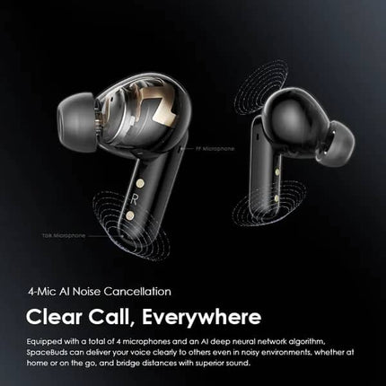 Oraimo SpaceBuds Hybrid ANC True Wireless Earbuds Customized Voice Prompt