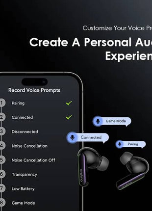 Oraimo SpaceBuds Hybrid ANC True Wireless Earbuds Customized Voice Prompt