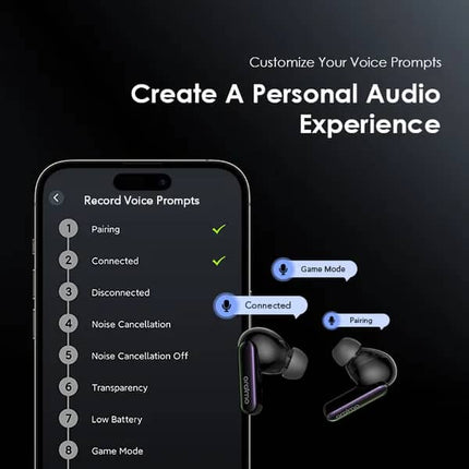 Oraimo SpaceBuds Hybrid ANC True Wireless Earbuds Customized Voice Prompt