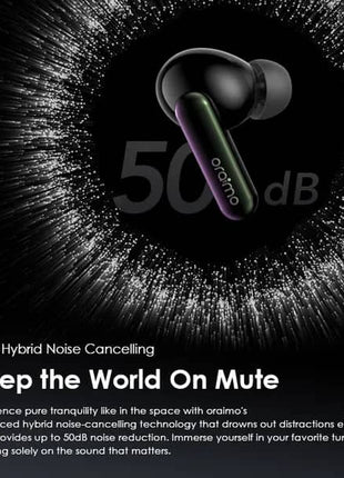 Oraimo SpaceBuds Hybrid ANC True Wireless Earbuds Customized Voice Prompt