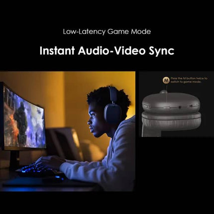 Oraimo BoomPop Lite ENC Over-Ear Wireless Headphones