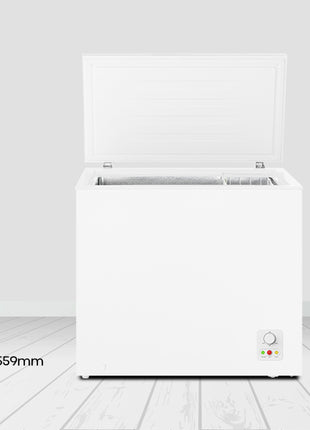 White Chest Freezer 198L