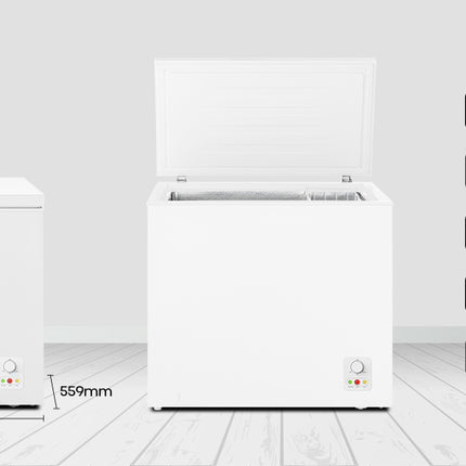 White Chest Freezer 198L