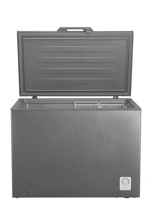Hisense Chest Freezer 297L Multimode Function | Energy Saving, Spring-load Hinges, Defrost Drain, Handle, Aluminum, | Super Freezer, Lock, White H399CF