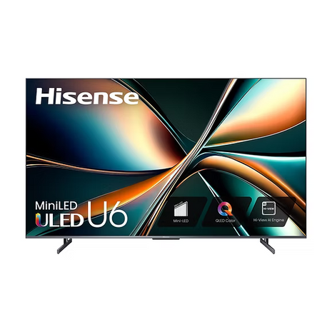 Hisense 85" Class U6 Series | Mini-LED ULED 4K Google TV | Model:  85U6N